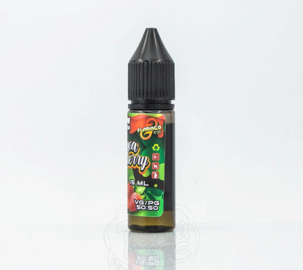 Рідина Flamingo Salt Guava Strawberry 15ml 35mg на сольовому нікотині зі смаком гуави та полуниці Рідина Flamingo Salt Guava Strawberry 15ml 35mg на сольовому нікотині зі смаком гуави та полуниці
