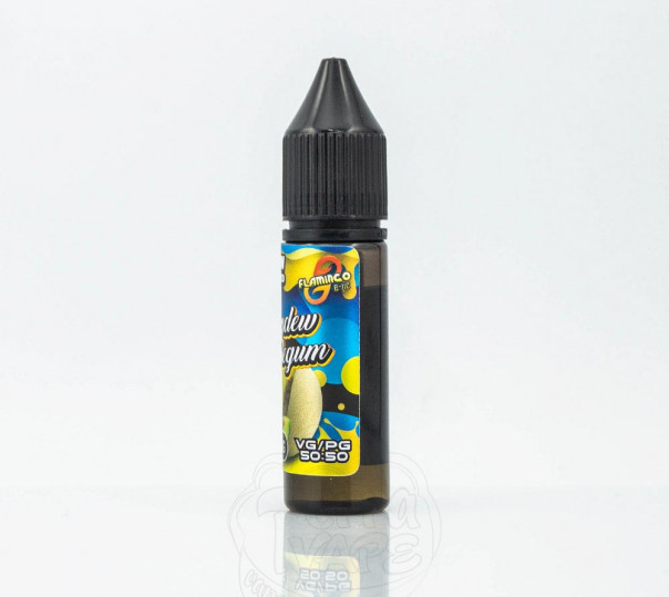 Рідина Flamingo Salt Honeydew Bubblegum 15ml 50mg на сольовому нікотині зі смаком жуйки з динею Рідина Flamingo Salt Honeydew Bubblegum 15ml 50mg на сольовому нікотині зі смаком жуйки з динею