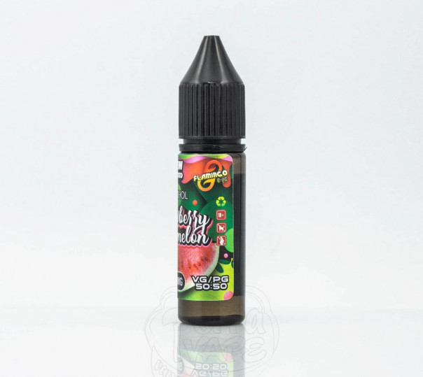 Рідина Flamingo Salt Strawberry Watermelon 15ml 50mg на сольовому нікотині зі смаком кавуна та полуниці Рідина Flamingo Salt Strawberry Watermelon 15ml 50mg на сольовому нікотині зі смаком кавуна та полуниці