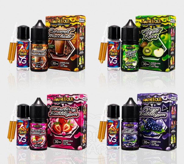 Рідина Marvellous Brew Salt 30ml (набір компонентів) Рідина Marvellous Brew Salt 30ml (набір компонентів)