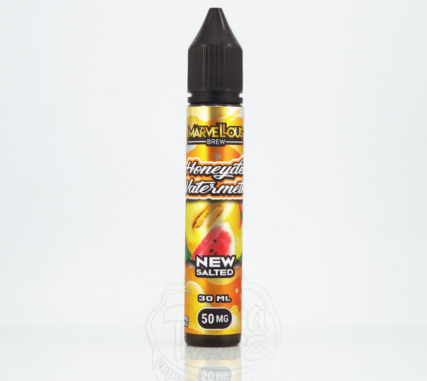 Рідина Marvellous Brew Salt Honeydew Watermelon 30ml 35mg на сольовому нікотині зі смаком дині та кавуна