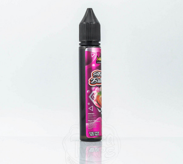 Рідина Marvellous Brew Salt Strawberry Bubblegum 30ml 35mg на сольовому нікотині зі смаком жуйки з полуницею