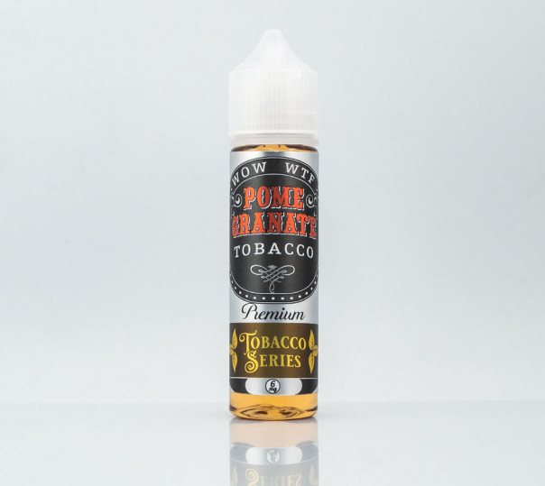 Жидкость WOW WTF Pomegranate Tobacco 60ml 6mg на органическом никотине со вкусом табака с гранатом