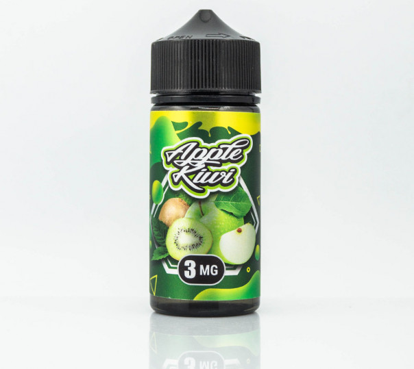 Рідина Marvellous Brew Apple Kiwi 100ml 3mg на органічному нікотині зі смаком ківі та яблука