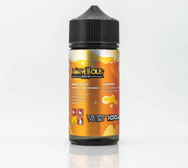 Рідина Marvellous Brew Honeydew Watermelon 100ml 3mg на органічному нікотині зі смаком кавуна та дині