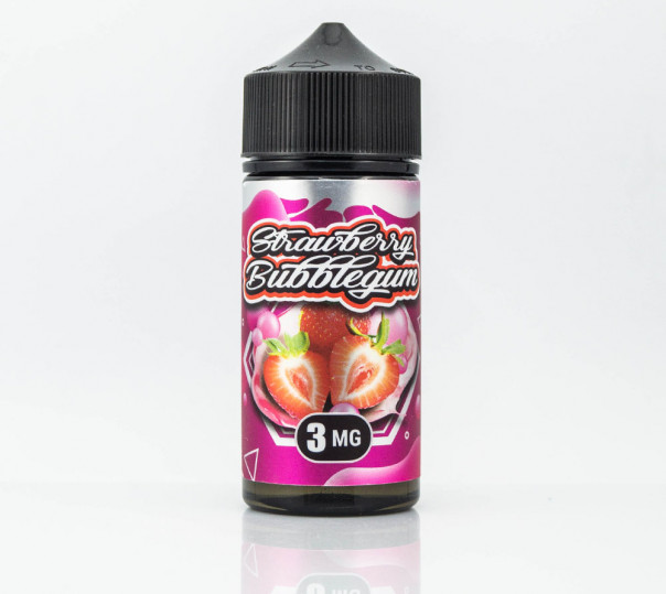 Рідина Marvellous Brew Strawberry Bubblegum 100ml 3mg на органічному нікотині зі смаком жуйки з полуницею
