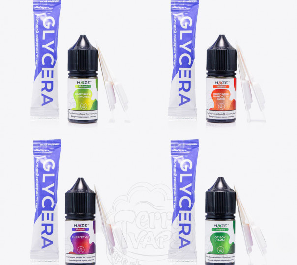Рідина Haze Lab Malaysia Salt 30ml (набір компонентів)