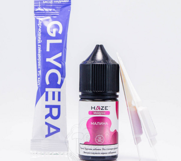 Рідина Haze Lab Malaysia Salt Малина 30ml 50mg (набір компонентів)
