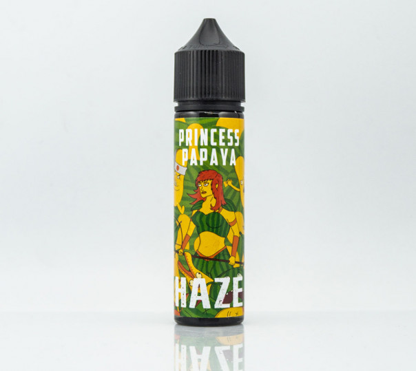 Рідина Haze Organic Princess Papaya 60ml 3mg на органічному нікотині зі смаком папайї та кавуна з холодком
