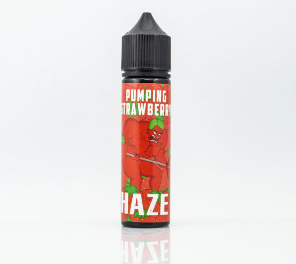 Жидкость Haze Organic Pumping Strawberry 60ml 1.5mg на органическом никотине со вкусом клубники с холодком