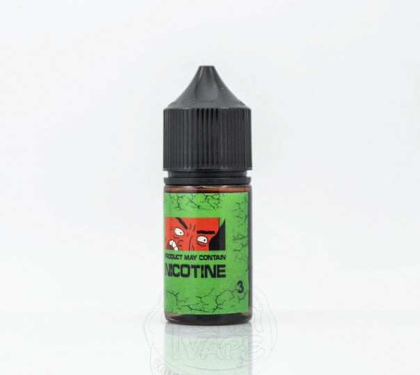 Жидкость Haze Organic 60/40 Pumping Strawberry 30ml 0mg без никотина со вкусом клубники с холодком