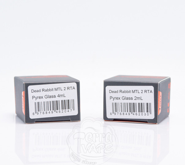 Скло для Hellvape Dead Rabbit MTL 2 RTA Pyrex Glass 2ml/4ml
