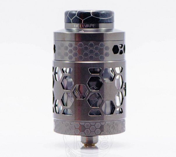 Hellvape Dead Rabbit 4 RTA Pro Tank Atomizer Gunmetal Обслуговуваний бак