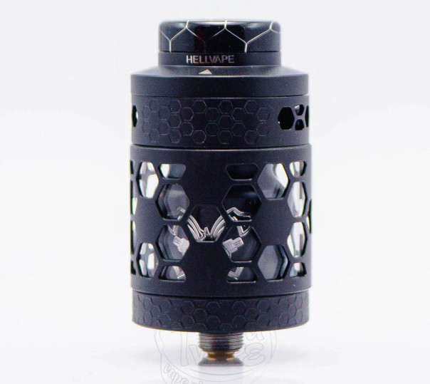 Hellvape Dead Rabbit 4 RTA Pro Tank Atomizer Matte Black Обслуговуваний бак