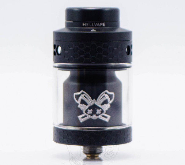 Hellvape Dead Rabbit 4 RTA Tank Atomizer Matte Black Обслуговуваний бак