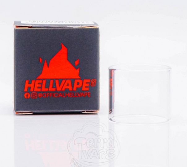 Стекло для вейпа Hellvape Fat Rabbit Solo 2 RTA Pyrex Glass 3ml