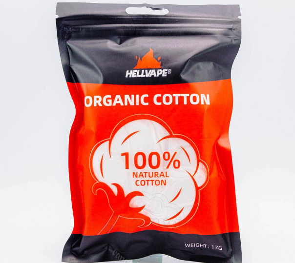 Вата для вейпу Hellvape Organic Cotton 17g
