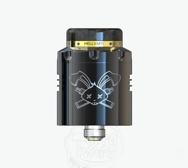 HellVape Dead Rabbit V3 RDA Shiny Black Дріпка