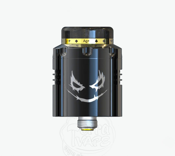 HellVape Dead Rabbit V3 RDA Shiny Black Дріпка