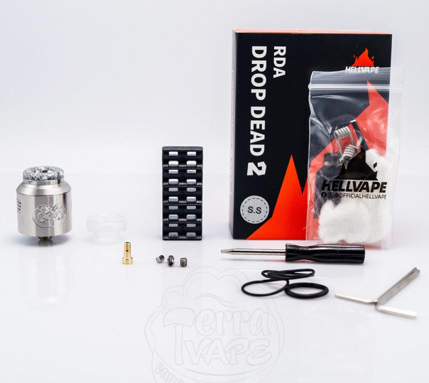 Hellvape Drop Dead v2 RDA Gunmetal Дріпка Hellvape Drop Dead v2 RDA Gunmetal Дріпка
