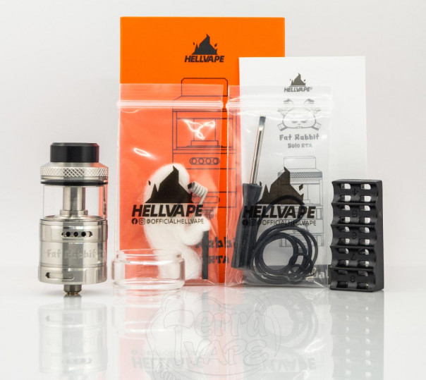 HellVape Fat Rabbit Solo RTA Обслуговуваний бак HellVape Fat Rabbit Solo RTA Обслуговуваний бак