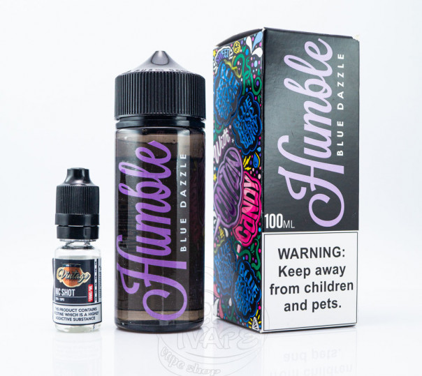 Рідина Humble Organic Shortfill Blue Dazzle 100ml 0mg без нікотину