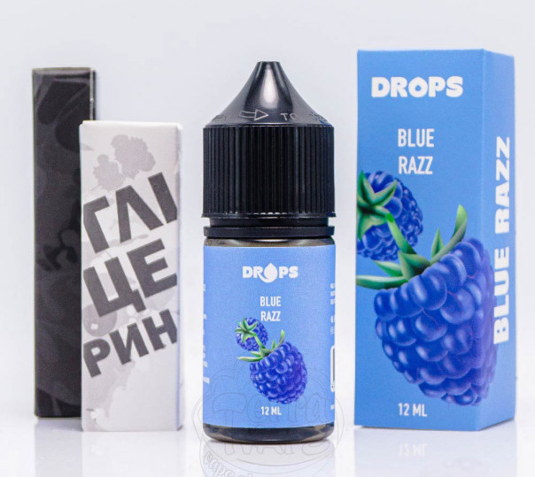 Жидкость Hype Drops Salt Blue Razz 30ml 60mg со вкусом голубой малины (набор компонентов)
