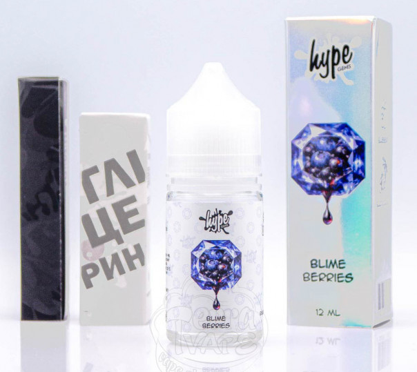 Рідина Hype Gems Salt Blime Berries 30ml 60mg зі смаком чорниці та смородини (набір компонентів)