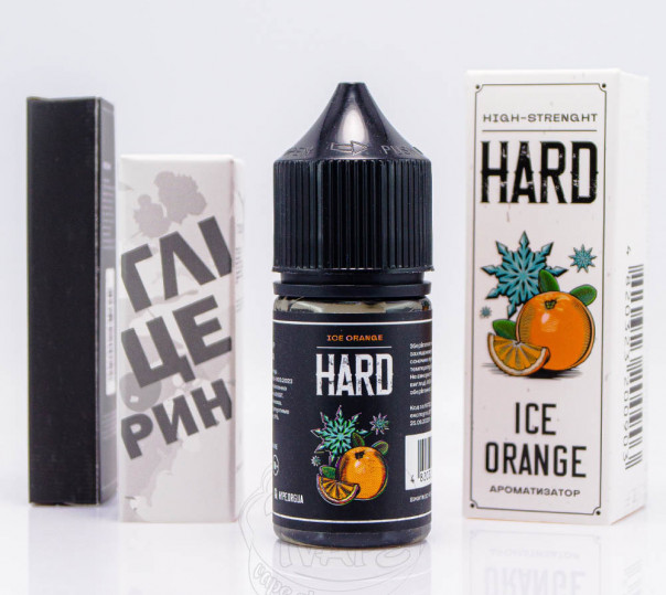 Рідина Hype Hard Salt Ice Orange 30ml 70mg зі смаком апельсину з холодком (набір компонентів)