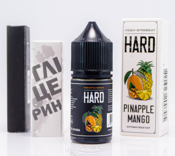Жидкость Hype Hard Salt Pineapple Mango 30ml 70mg со вкусом манго и ананаса (набор компонентов)