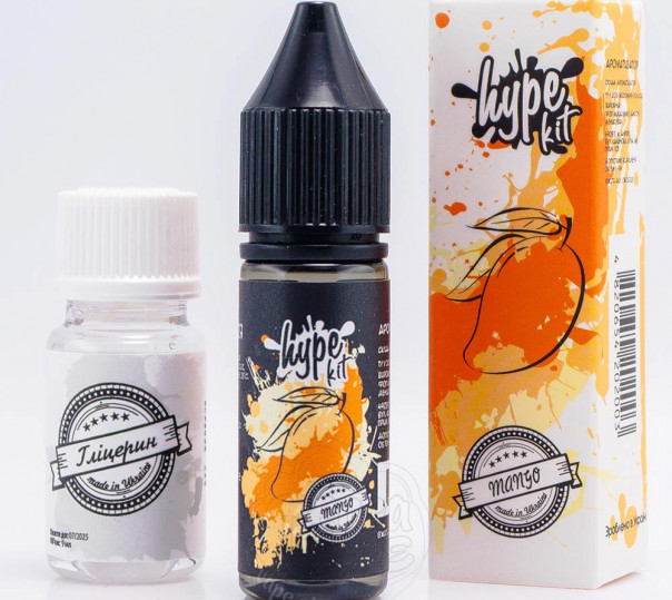 Рідина Hype Salt Mango 15ml 50mg зі смаком манго (набір компонентів)