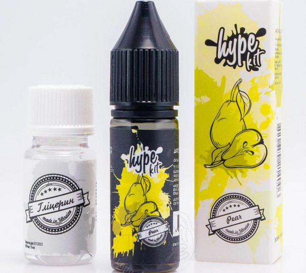 Рідина Hype Salt Pear 15ml 25mg зі смаком груші (набір компонентів)