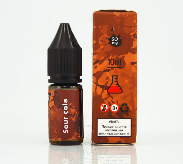 Жидкость Hype Salt New Sour Cola 10ml 50mg на солевом никотине со вкусом желейных конфет с кока-колой Жидкость Hype Salt New Sour Cola 10ml 50mg на солевом никотине со вкусом желейных конфет с кока-колой