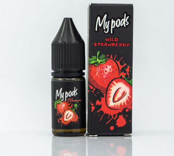 Рідина Hype MyPods Salt Wild Strawberry 10ml 59mg на сольовому нікотині зі смаком суниці