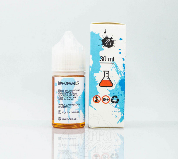 Рідина Hype Salt Orbit 30ml 35mg на сольовому нікотині зі смаком м'ятного орбіту Рідина Hype Salt Orbit 30ml 35mg на сольовому нікотині зі смаком м'ятного орбіту