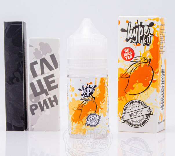 Рідина Hype Salt Mango 30ml 50mg зі смаком манго (набір компонентів)