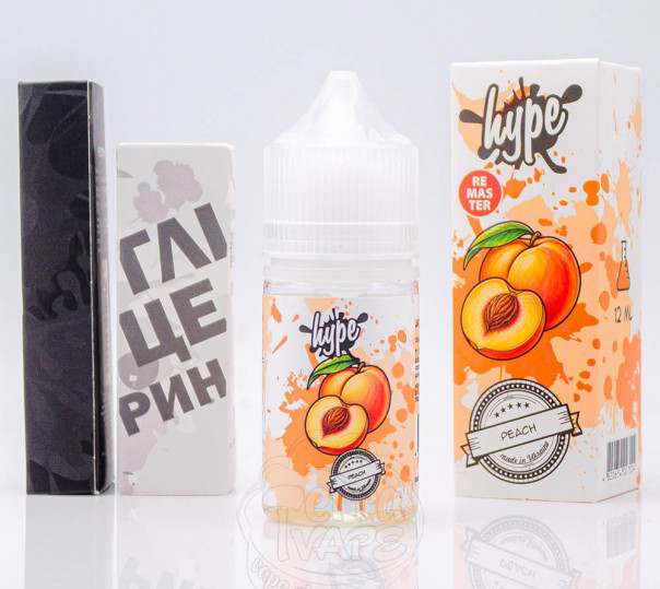 Рідина Hype Salt Peach 30ml 50mg зі смаком персика (набір компонентів)