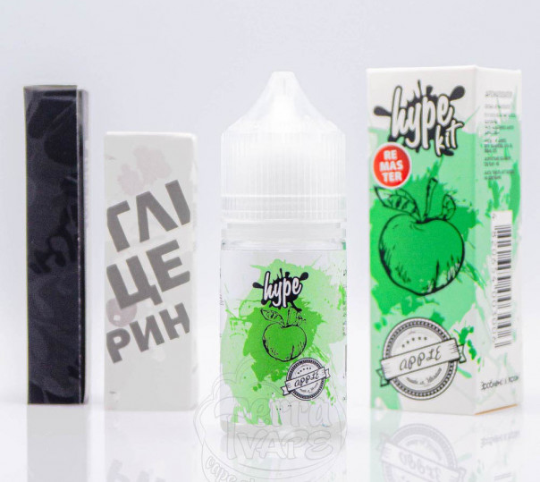 Рідина Hype Salt Apple 30ml 25mg зі смаком яблука (набір компонентів)