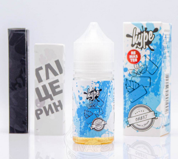 Рідина Hype Salt Orbit 30ml 50mg зі смаком м'ятного орбіту (набір компонентів)