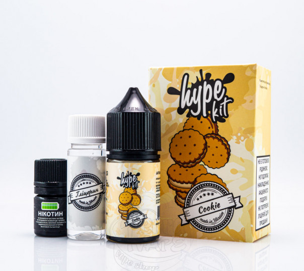 Рідина Hype Salt New Cookie 30ml 50mg зі смаком печива (набір компонентів)
