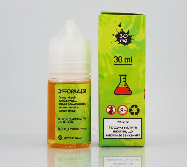 Рідина Hype Salt New Tropic 30ml 15mg на сольовому нікотині зі смаком тропічного коктейлю