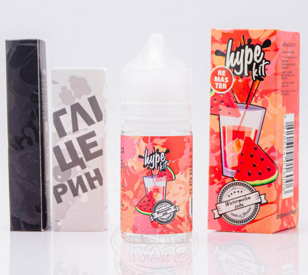 Рідина Hype Salt New Watermelon Soda 30ml 25mg зі смаком кавунового лимонаду (набір компонентів)