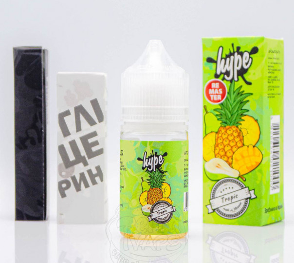 Рідина Hype Salt New Tropic 30ml 50mg зі смаком тропічного коктейлю (набір компонентів)