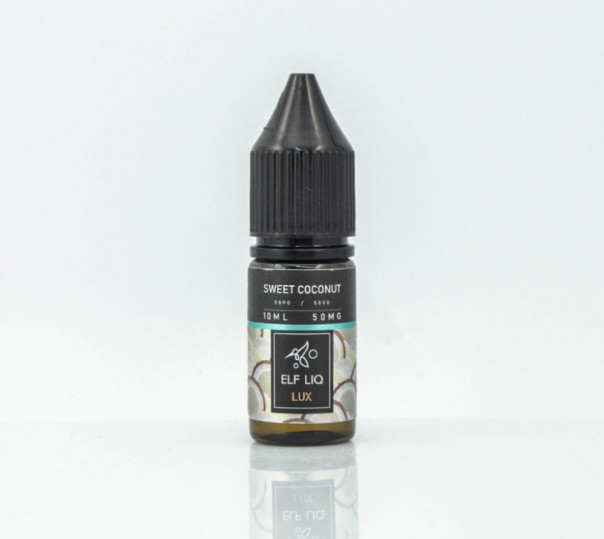 Рідина Elf Liq LUX Salt Sweet Coconut 10ml 30mg на сольовому нікотині зі смаком кокоса