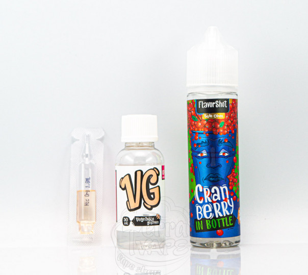 Рідина In Bottle Organic Cranberry 60ml 3mg зі смаком журавлини (набір компонентів)