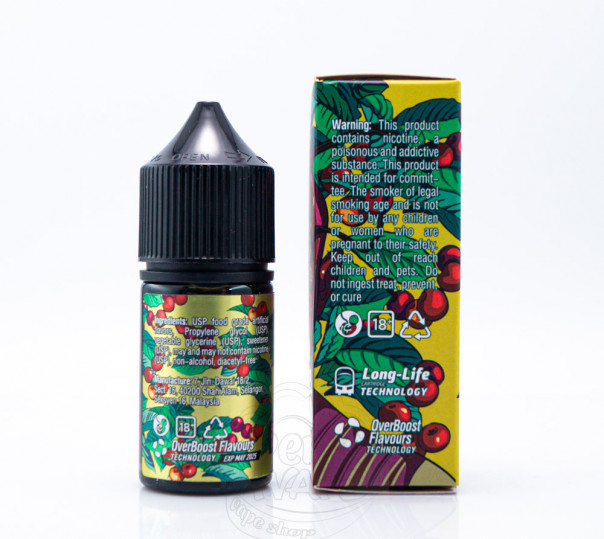 Рідина In Bottle Salt Cherry Juice 30ml 30mg на сольовому нікотині зі смаком вишневого соку Рідина In Bottle Salt Cherry Juice 30ml 30mg на сольовому нікотині зі смаком вишневого соку