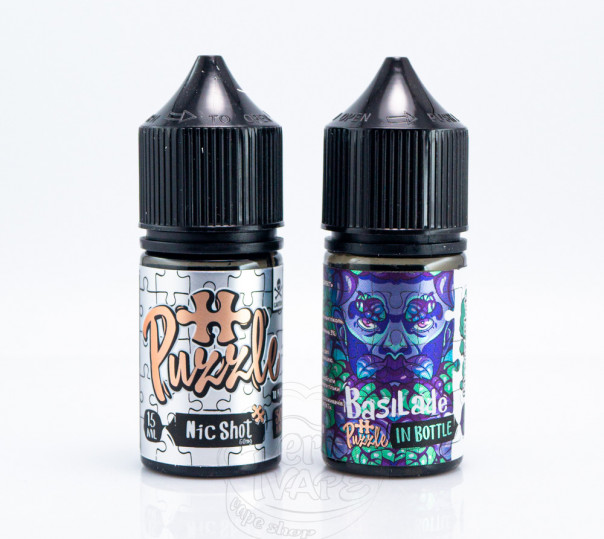 Жидкость In Bottle Puzzle Salt Basilade 30ml 30mg со вкусом лимонада с базиликом (набор компонентов)ї
