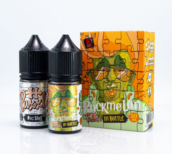 Жидкость In Bottle Puzzle Salt Rockmelon 30ml 30mg со вкусом мускусной дыни (набор компонентов) Жидкость In Bottle Puzzle Salt Rockmelon 30ml 30mg со вкусом мускусной дыни (набор компонентов)