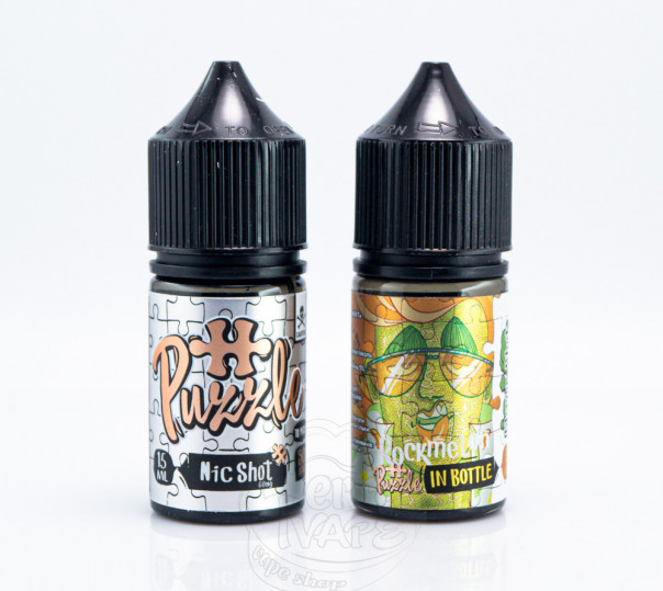 Жидкость In Bottle Puzzle Salt Rockmelon 30ml 30mg со вкусом мускусной дыни (набор компонентов)