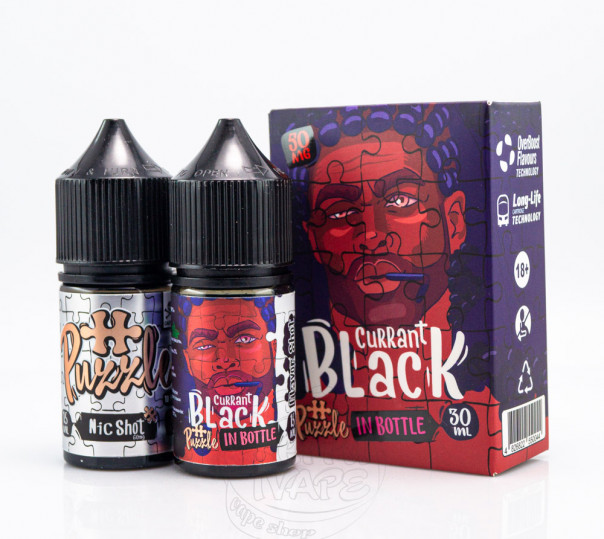 Жидкость In Bottle Puzzle Salt Blackcurrant 30ml 30mg со вкусом черной смородины (набор компонентов) Жидкость In Bottle Puzzle Salt Blackcurrant 30ml 30mg со вкусом черной смородины (набор компонентов)